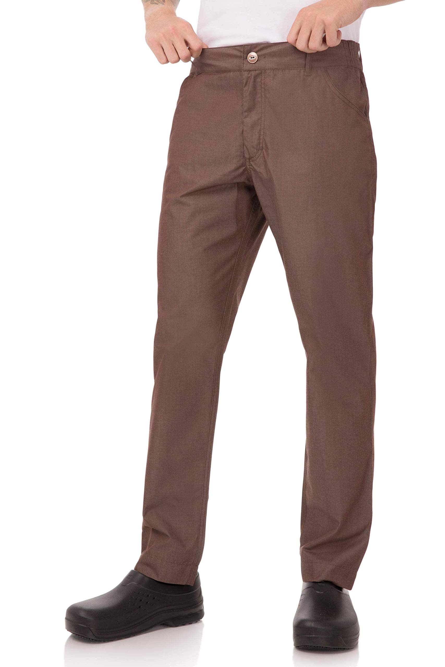 Chef Works A674-XL Executive Chefs Trouser, X-Large, Black