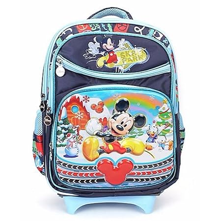 mickey mouse trolley school bag