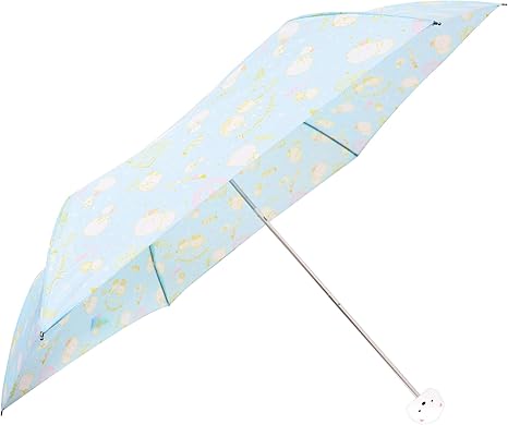 Amazon Co Jp ジェイズプランニング ダイカット折畳傘 すみっこぐらし しろくまアイス ライトブルー スリムタイプ 収納ケース付 服 ファッション小物