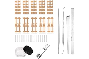 Ingrown Toenail Removal Set, Professional Ingrown Toenails Corrector Pedicure Tool with Strips Clippers File & Trimmer Nail P