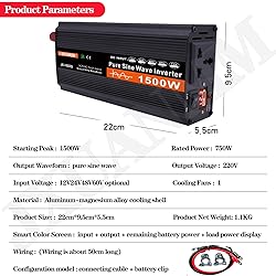 Pure Sine Wave Power Inverter 12v 24v 48v 60v Dc to
