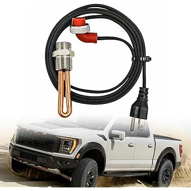FOLIAGE One 1-3/4" Engine Block Frost Plug Heater Fits Fits Ford, 1.75" Freeze Plug Heater, 1.75 In Freeze Plug Block Heater, 1.75 Blocking Plug, 1-3/4" Freeze Plug Heater, Block Heater Replacement
