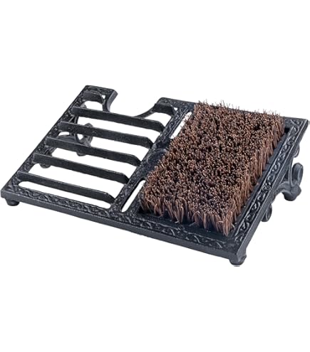 Amazon.com: Cast Iron Boot Brush Scraper Outdoor, Black Heavy Duty