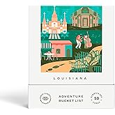Louisiana Adventure Bucket List: 50 Scratch-Off Cards for Outdoor Activities, Tourist Attractions, and Road Trips - Perfect Travel Gift and Guide for Exploring Louisiana