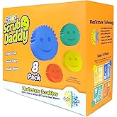 Scrub Daddy Sponges Set - Variety Colors - Scratch-Free Multipurpose Dish Sponge - BPA Free & Made with Polymer Foam - Stain 