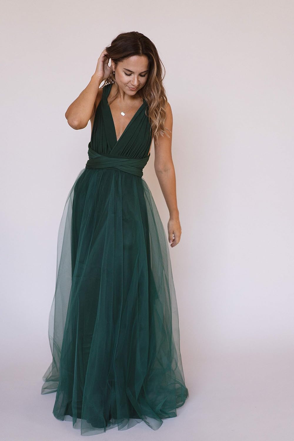 Amazon Com Emerald Green Bridesmaid Dress Handmade