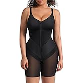 FeelinGirl Fajas Colombianas Moldeadoras Shapewear Tummy Control Postpartum Butt Lifting Body Shaper with Zipper Crotch