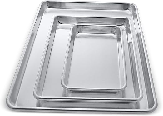 Aluminum Steel Bake Cooking Pans Baking Pan Commercial 13x18 Size Sheet Bakery