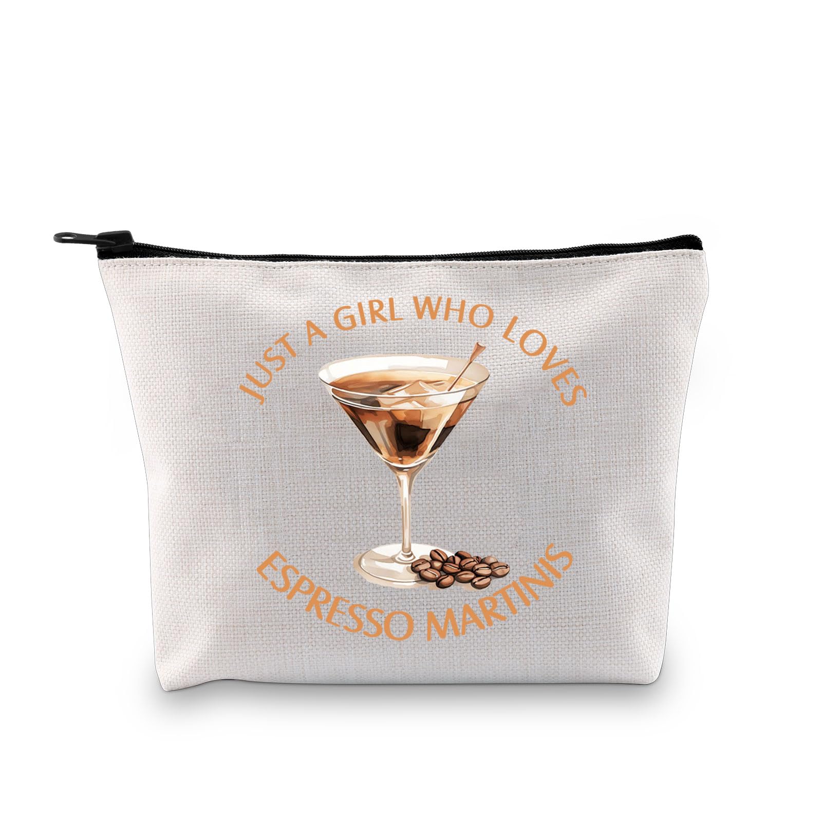 Espresso Martini Cosmetic Makeup Bag Espresso Martini Present for Women Dirty Martini Espresso Gift Zipper Pouch (Espresso Martinis 1uk)