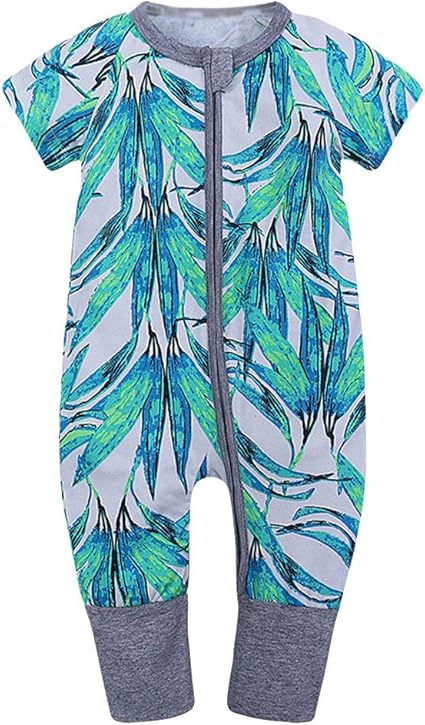 footless zipper pajamas baby