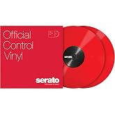 Serato 12" Standard Colours Control Vinyl x2 (Red) DJ Accessory
