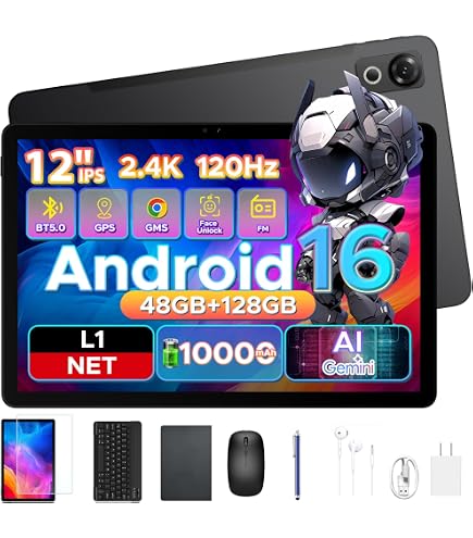 Amazon.com : POPUX P10 PRO 10.1 Inch Tablet, Android 16 Tablet