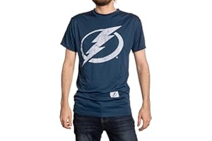 CALHOUN NHL Mens Loose Fit Performance Rashguard Wicking Short Sleeve Shirt