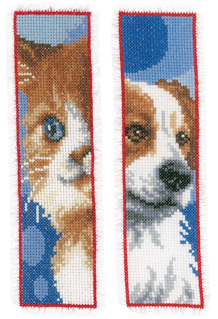 Vervaco Cross Stitch Kit, Cotton, Multi-Colour, 6 x 20 x 0.3 cm