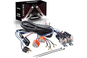 H4 Relay Harness 1set 2 Headlight H6054 6024 9003 5x7 7x6 Led Headlight Relay Wiring Harness Kit for Toyota 95-97 Tacoma 88-9