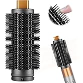 ZEPHBLOW Upgraded Round Volumizing Brush for Dyson Airwrap, Round Brush Attachment Compatible with Airwrap HS01/05/08, Flexible Bristles for Root Lift Volume Frizz Control Styling Volumizing
