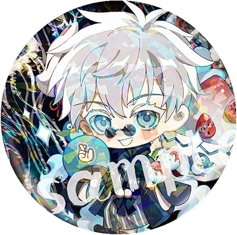 Amazon 呪術廻戦 ピンバッジ 缶バッジ バッヂ ピンバッチ 飾り コスチューム道具 五条悟 虎杖悠仁 狗巻棘 萌えグッズ オシャレ かばん掛け 鍵 アニメ コスプレ 記念品 脱落防止 紛失防止 五条悟b アニメ 萌えグッズ 通販