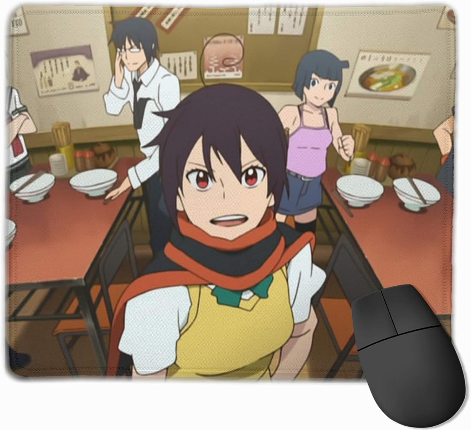 Amazon ヨザク ラカルテット 七海 アオ マウスパッド 光学マウス対応 マイクロファイバー 洗える 滑り止め 高級感 耐久性が良い One Size 227 パソコン 周辺機器 通販