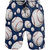 visesunny Men's Novelty Beach Shorts Quick Dry Swimwear Sports Running Swim Board Shorts Bathing Suits Mesh Lining