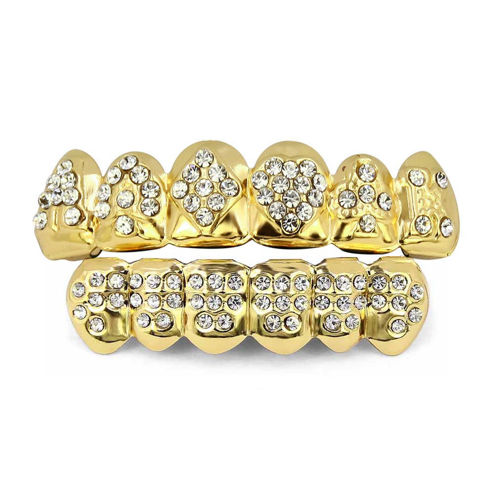 Gold Grillz FOR Kid 18K Boy Girl Top Bottom Grill Teeth Mouth Tooth Golden & Hip 605757917306 eBay