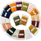 Natural Soap Making Colorant Set - Dye Pigment Powder Soap Supplies Sampler Kit Variety Pack for Handmade Cosmetics Bath &amp; Body Scrubs, Masks, Bath Bombs &amp; More DIY