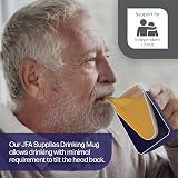 JFA Supplies 1 Handle 165ml Blue Adult Drinking Mug Sippy Non Spill Cup view 7