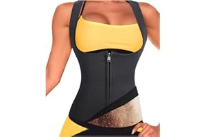 Ursexyly Women Sweat Waist Trainer Vest Weight Loss Neoprene Workout Tank Tops Tummy Control Body Shaper Slimming Sauna Suits