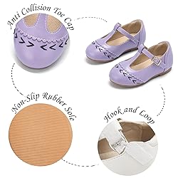 Tegeek Girls Toddler/Little Kid Mary Jane Flats