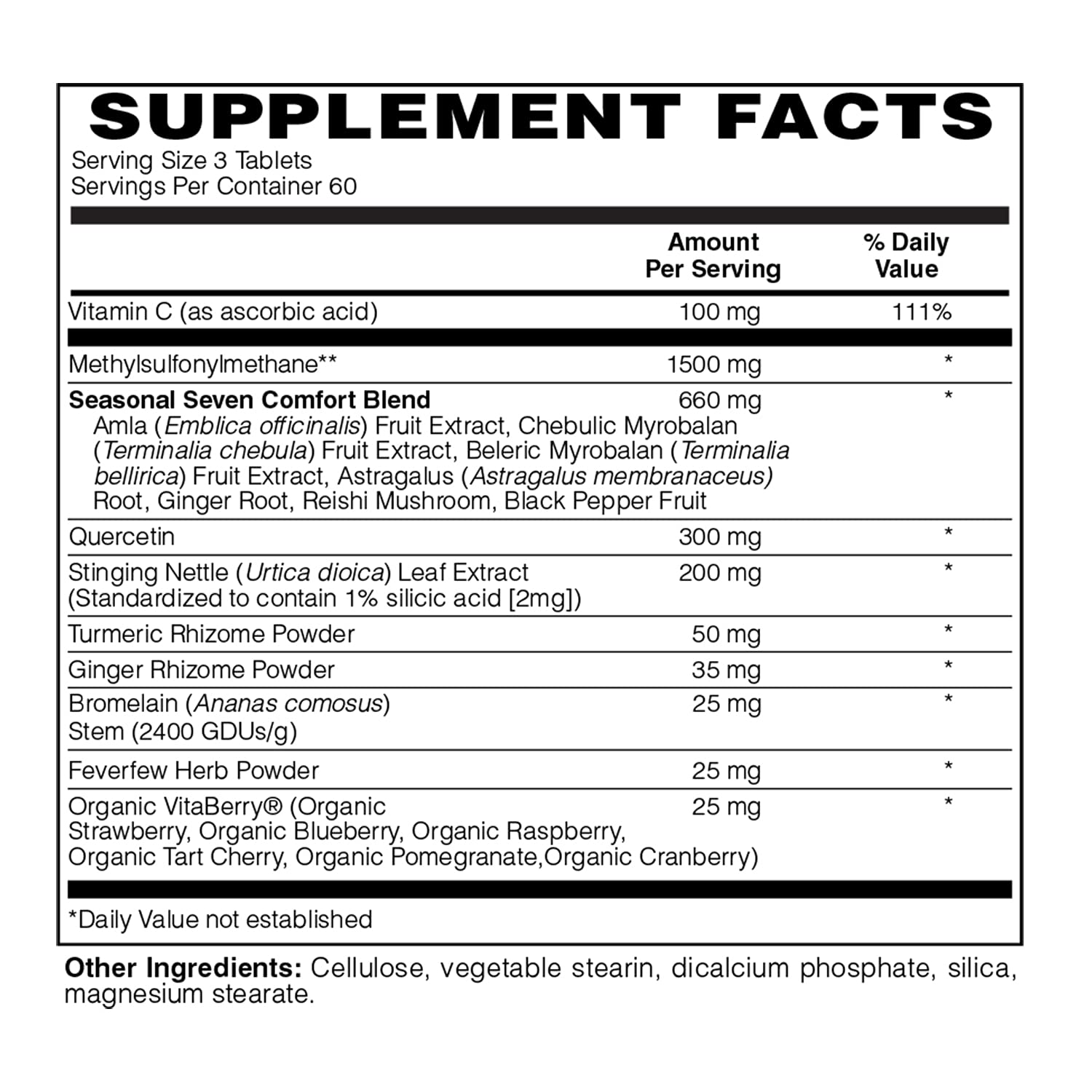 Holly Hill Health Foods All Season Support (Formerly Aller-7), 180 Vegan Tablets