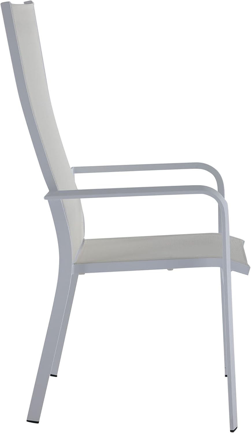 cosco outdoor living paloma steel patio dining chairs light gray sling on Cwryqhv5tv1ujm