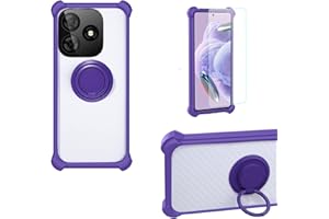 bojioderf Case Compatible for Pinwheel Genesis 4 Phone Case Cover [with Tempered Glass Screen Protector] PC + Silicone [360 M