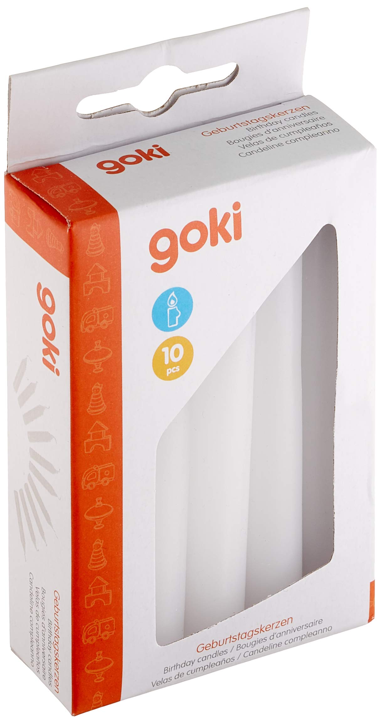 Goki Set Of Birthday Candles (For Gk 106/108/55985/60975)