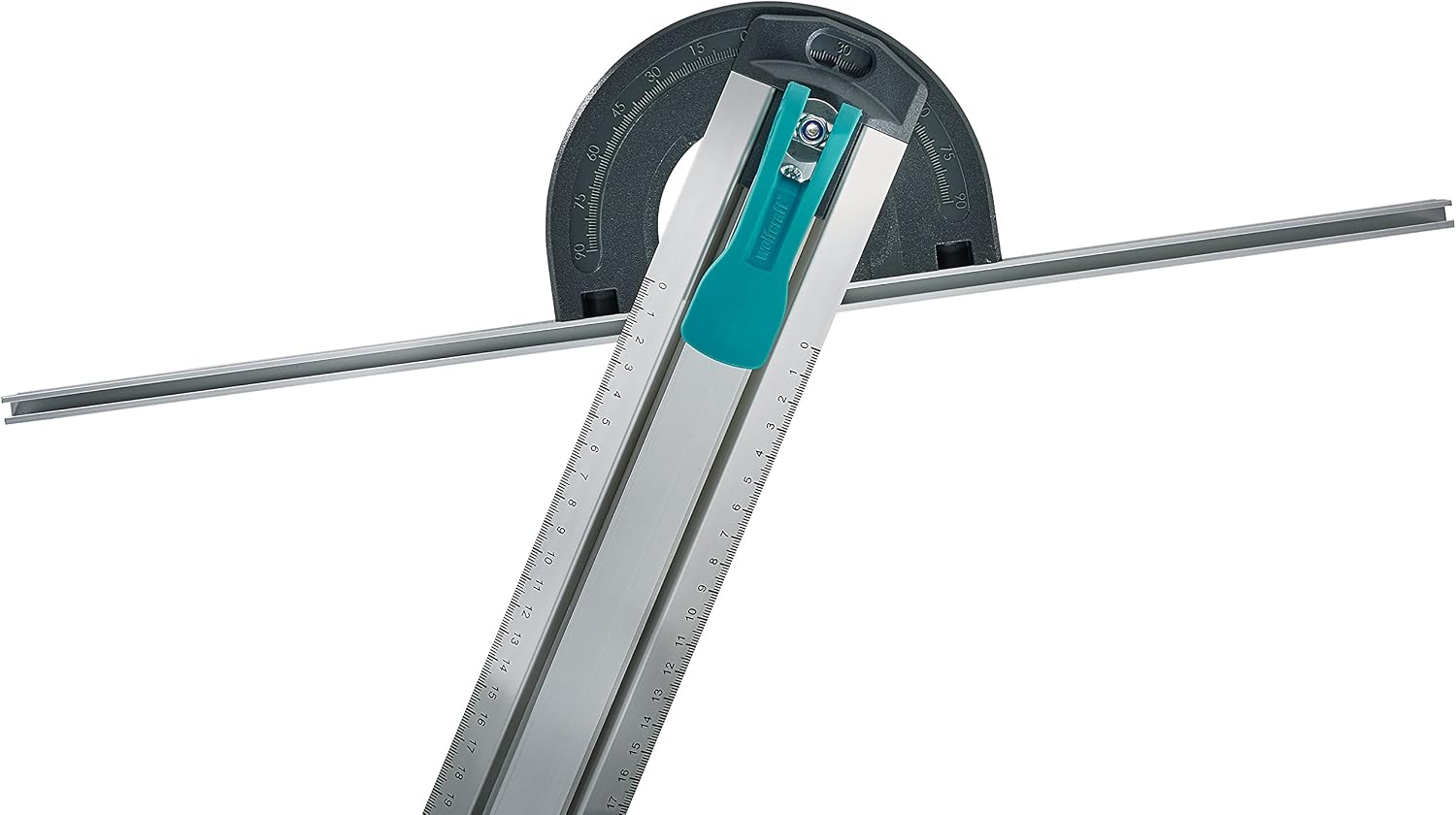 wolfcraft T-Square with Parallel Cutter I 4008000 I Cutting and Marking Tool for Gypsum plasterboard, Silver - Image 4
