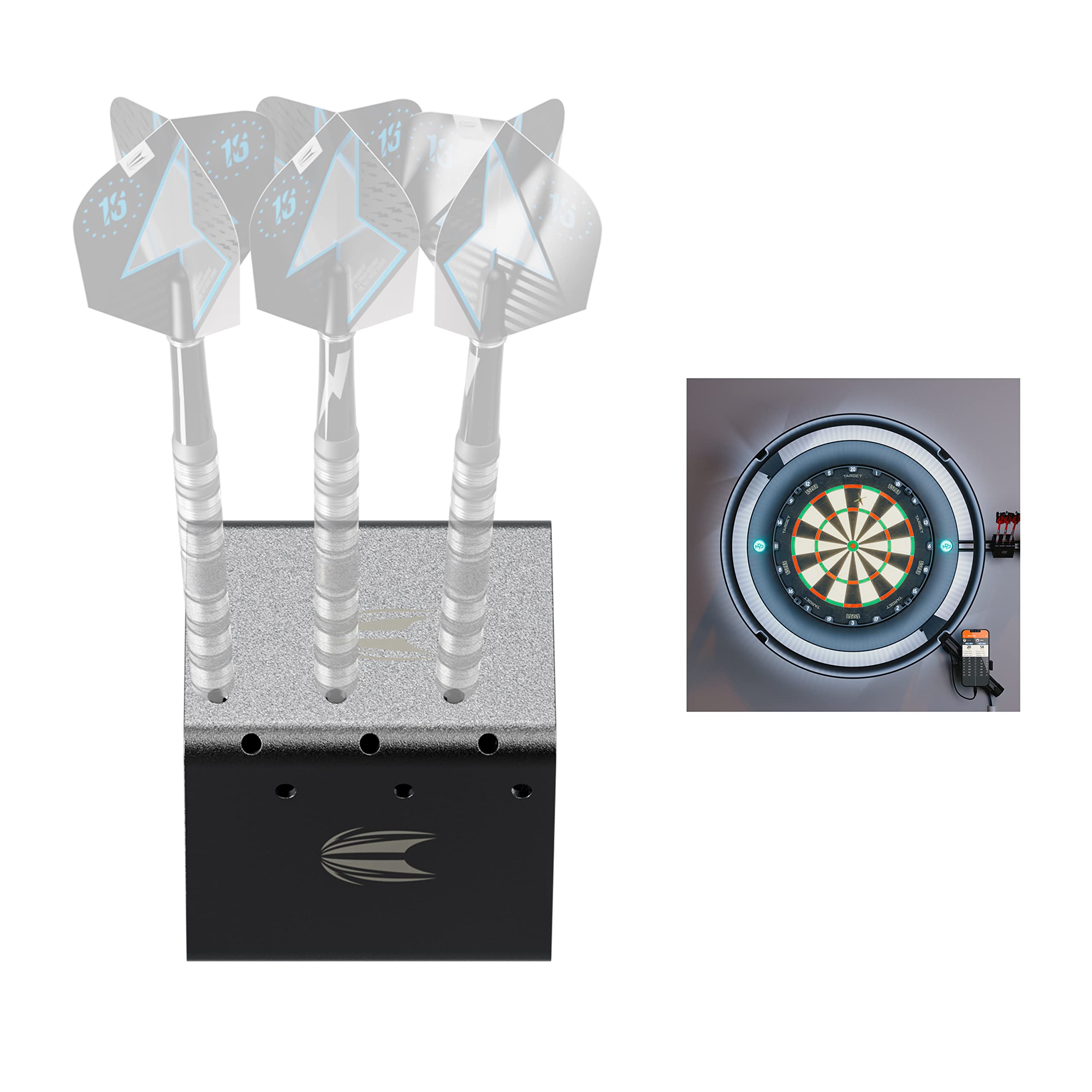 Target Darts MOD Black Darts Display Stand - MOD HUB Compatiable