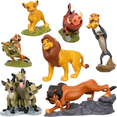 Disney Store The Lion King Figure Set 7 Characters 4-10cm Brand Disney Store
