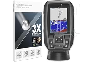 DuroShield Tempered Glass Screen Protector for Garmin Striker 4 GPS fishing sonar navigator 3.5" Display Anti Fingerprint 9H+