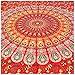 GLOBUS CHOICE INC. Wall Hanging Tapestries Mandala Tapestries Throw Bedspread Red Peacock Hippie Hippie Wall Tapestry