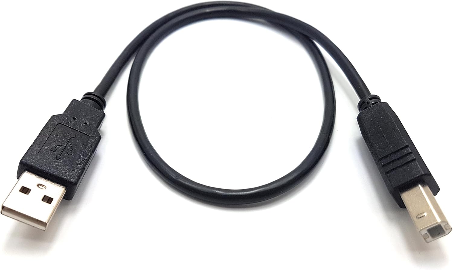 MainCore 50cm USB Printer Cable, High-Speed USB A to USB B Lead for Printer Scanner, Fax & USB-B Devices