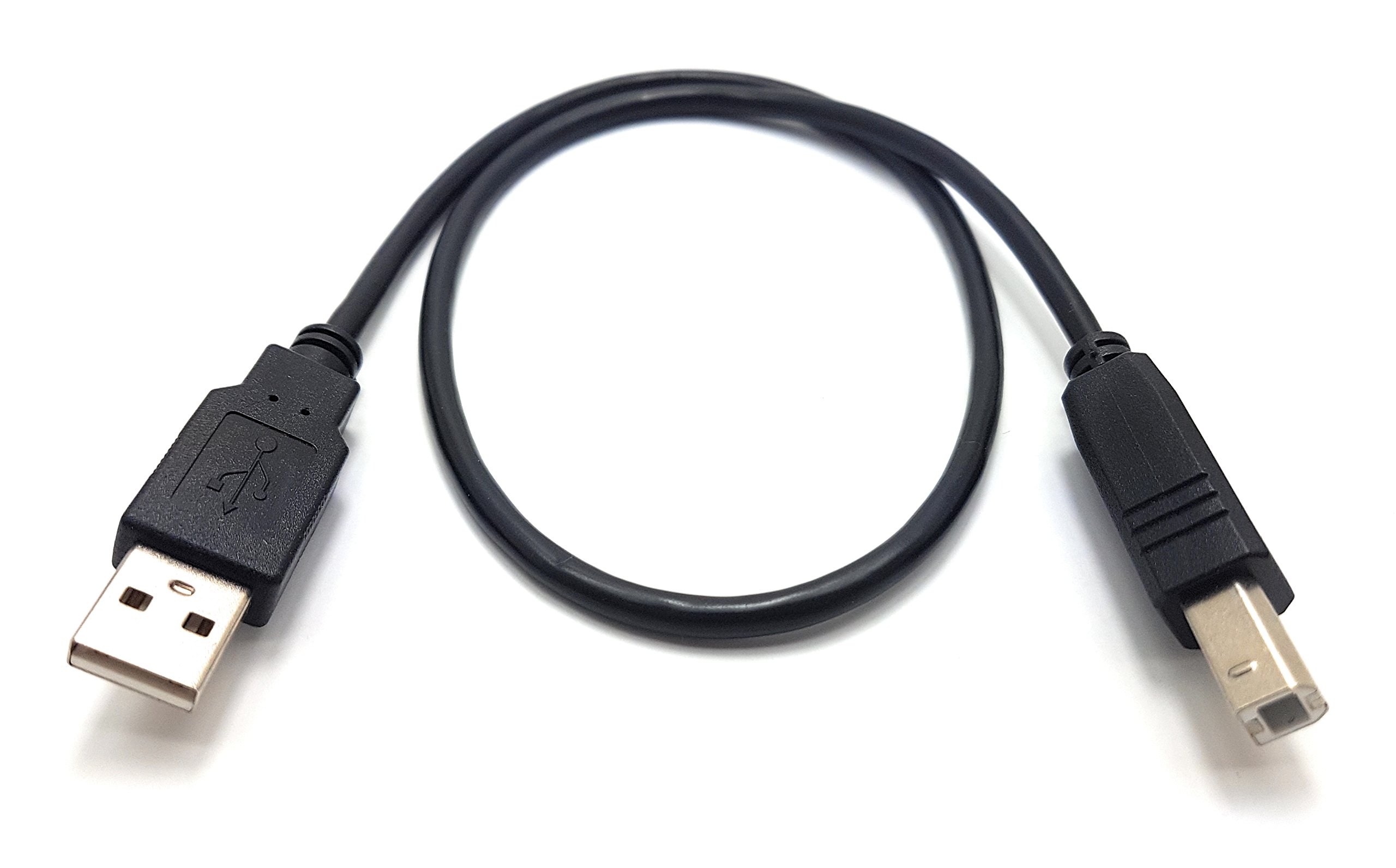 MainCore 50cm USB Printer Cable – High-Speed USB A to USB B Lead for Printer, Scanner, Fax & USB-B Devices, Compatible with All Brands (0.5m)