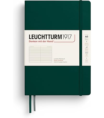 Amazon.com: LEUCHTTURM1917 - Notebook Hardcover Medium A5-251