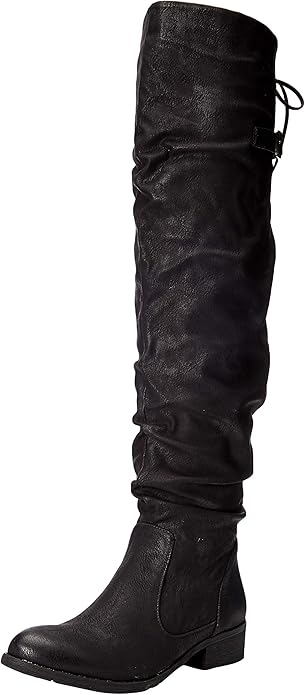 very volatile knee high boots