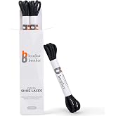 Dress Shoe Laces (3 Pairs) Round Waxed 100% Cotton Oxford Shoelaces