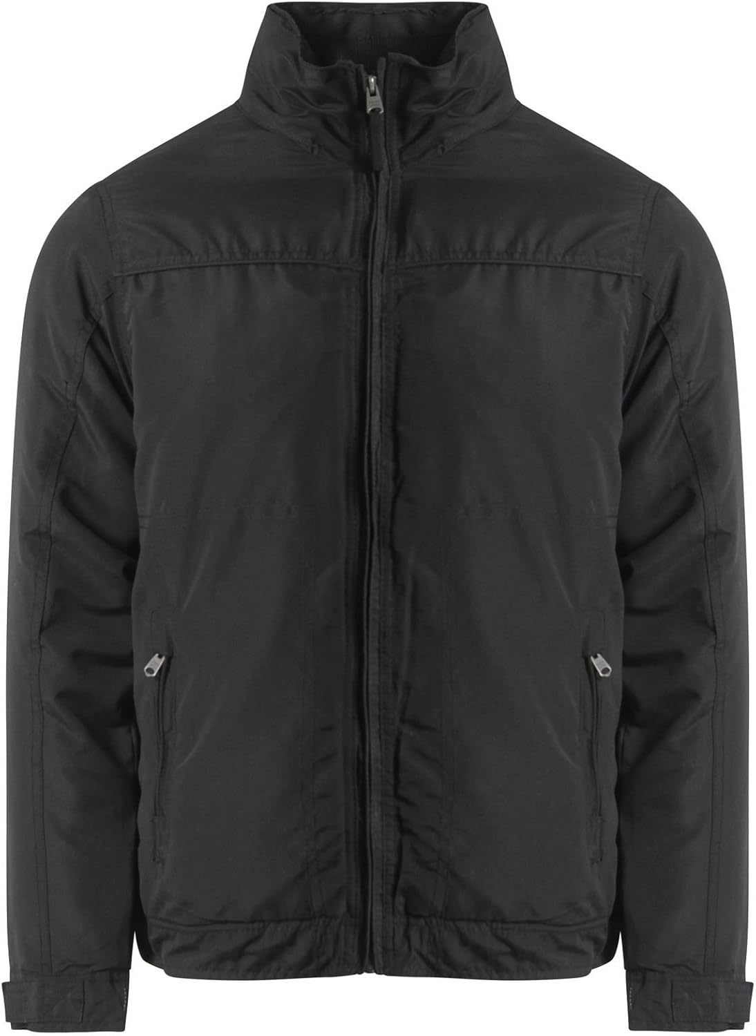 MyShoeStore Mens Concealed Hood Jacket Warm Padded Lined Hooded Long