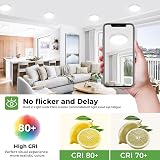 zemty 12W LED Ceiling Light 3000K 4000K 6500K IP44 Bathroom Ultra Thin 16cm view 6