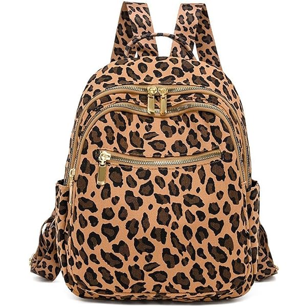 9143 SIMPLAY+ Mini Backpack Cheetah Patterns Fashion Small Backpacking Amazon.com: Mini Backpack Purse for Women, Leopard Face  main image 3