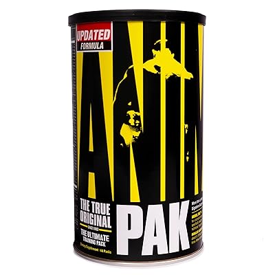 Animal Pak - the Complete All-in-one Training Pack - Vitamin Pack for Men, Amino Acids, Zinc and more - for Elite Athletes and Bodybuilders - 44 Packs