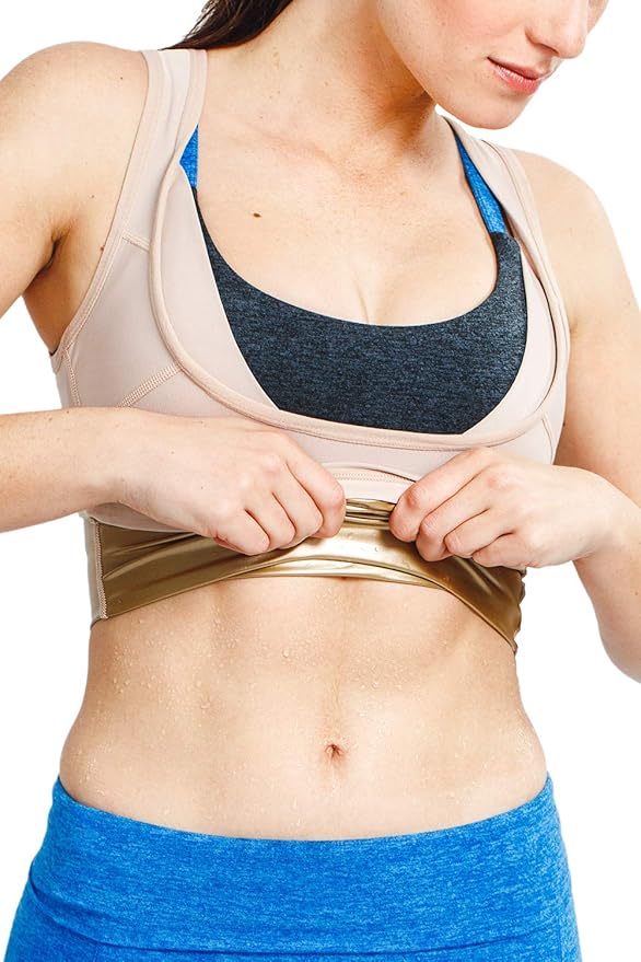 focusnorm women waist trainer vest tank workout neoprene sauna slim sweat belt body shaper