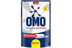 OMO Sabão Líquido Refil Omo Lavagem Perfeita Refil 900Ml