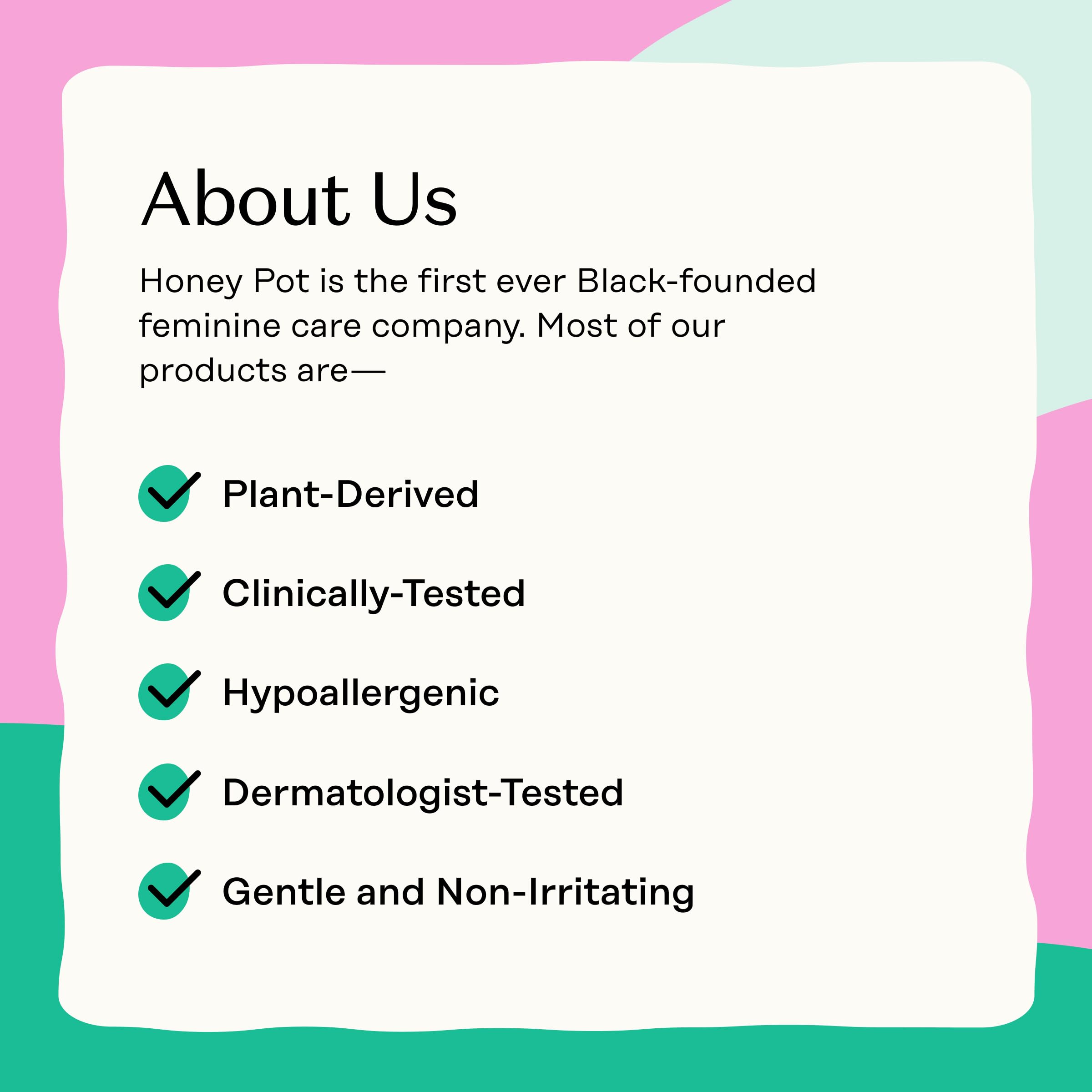 The Honey Pot Company - Herbal Sanitary Pads for Women - Regular Flow w/Wings - Infused w/Essential Oils for Cooling Effect & Organic Cotton Cover - Feminine Care - 20 ct