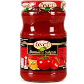 &Ouml;NC&Uuml; Tomato Paste, 100% Natural, Rich &amp; Thick Concentrated Tomato Paste, No Preservatives, Traditional Turkish Style, 700g (24.7 oz)